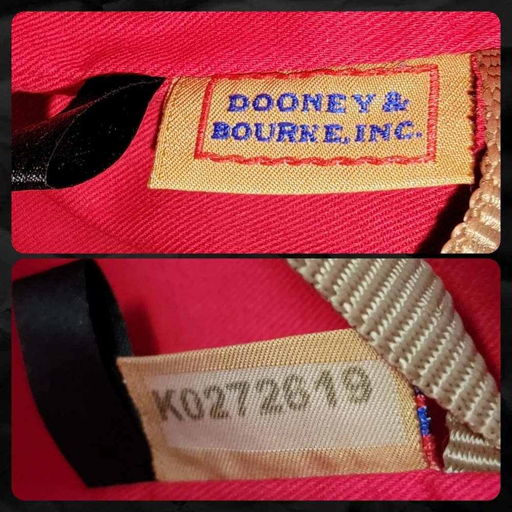 Dooney & Bourke Blue Saffiano Leather Top Zip Shopper Tote Bag